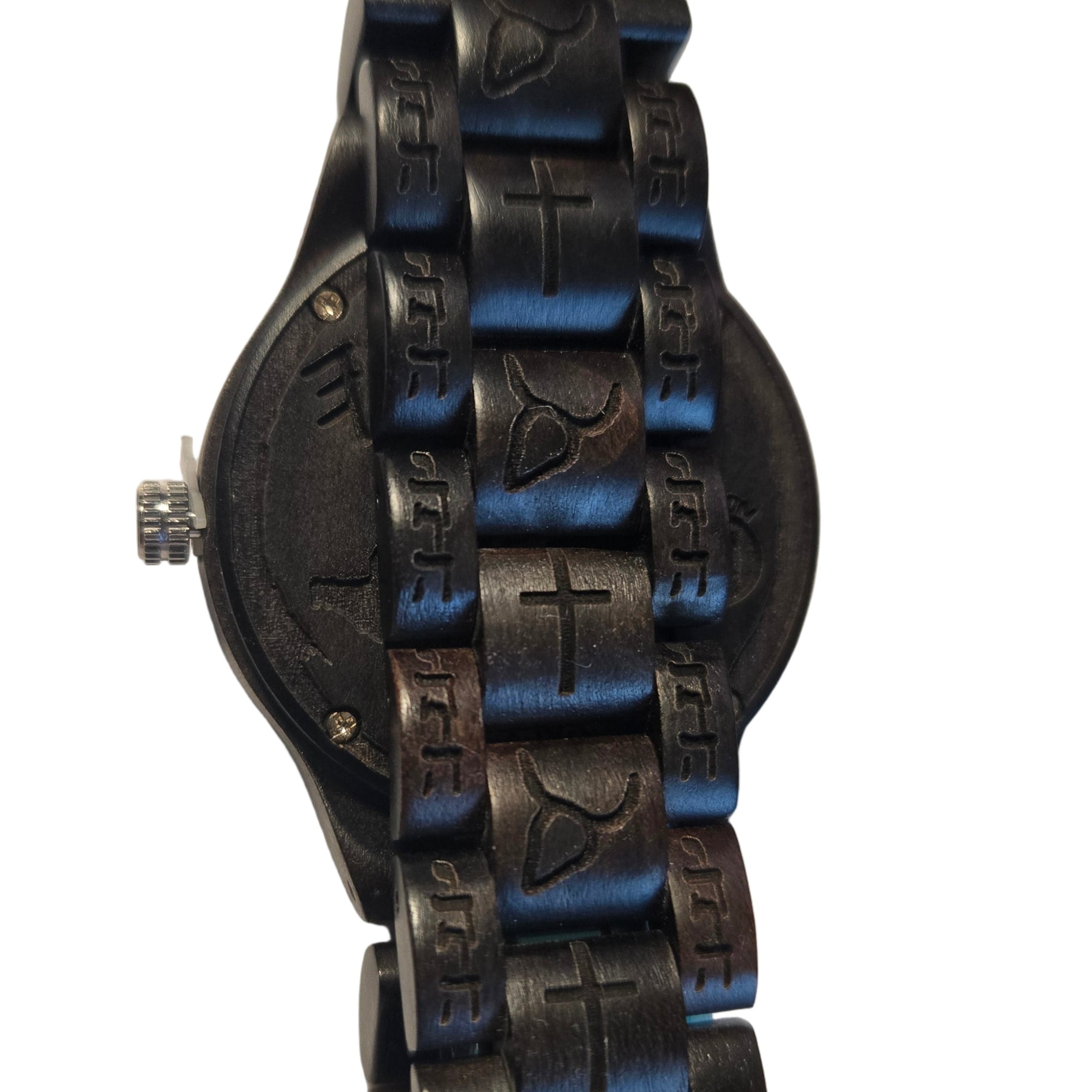 ONLY 1 made so far - יהוה - “Midnight Genesis” - Wooden Watch by AVS