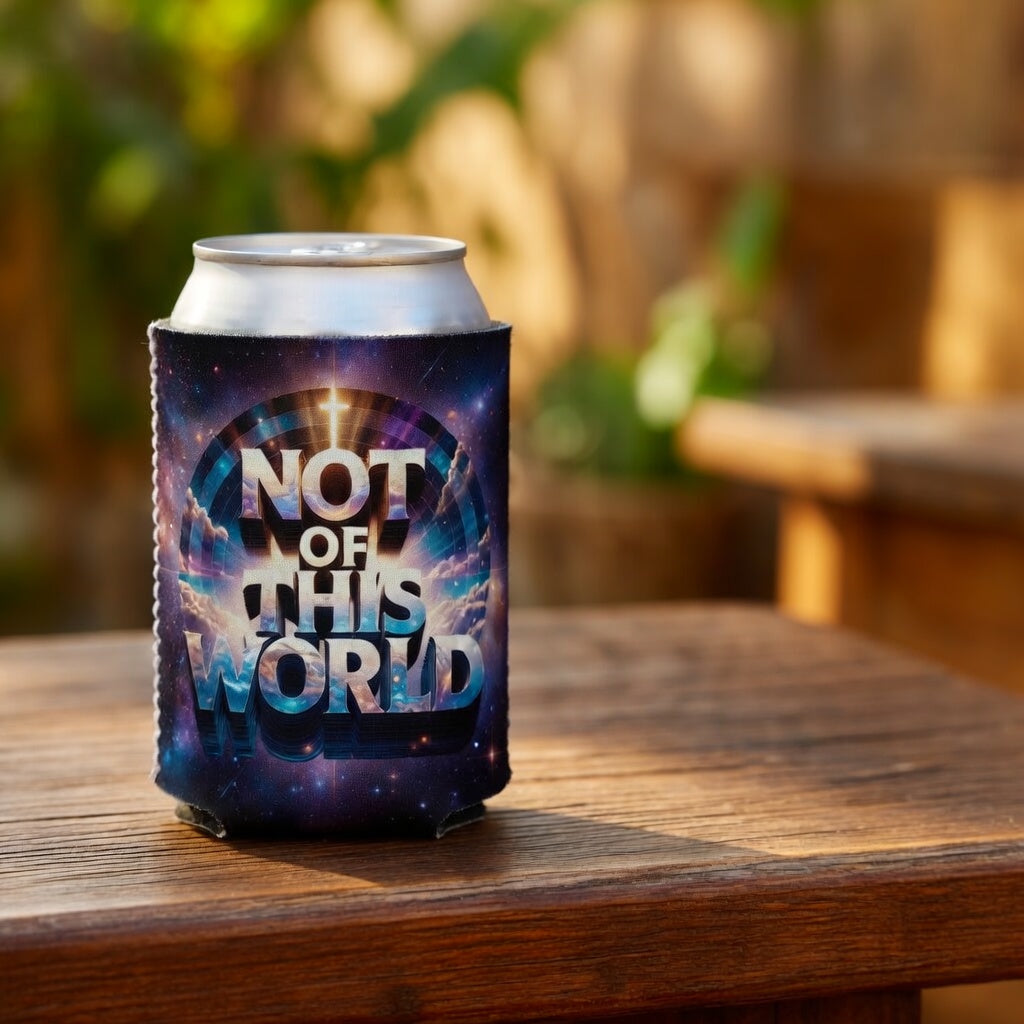 Not Of This World – Premium Christian Can Cooler